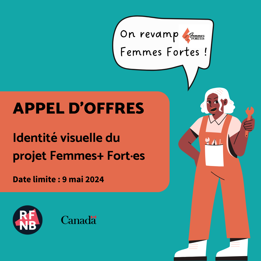 Appel d’offres : identité visuelle du projet « Femmes + Fort·es »