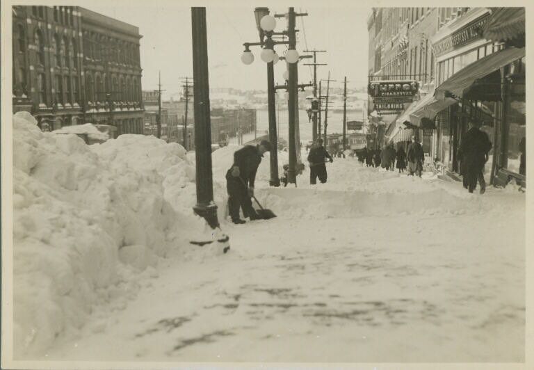 Clearing Snow King Street Saint John